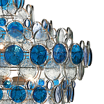 Люстра с каскадом из круглых декоративных элементов Harmony of Light варинант исполнения - 1 | Loft Concept в Уфе