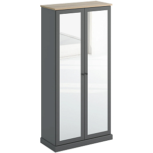 Двухдверный шкаф с зеркальными дверцами Percent Closet