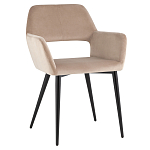 Стул с подлокотниками бежевый NEASAN STOOL варинант исполнения - 1 | Loft Concept в Уфе