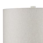 Настольная лампа мраморная с тканевым цилиндрическим абажуром Sharpened варинант исполнения - 2 | Loft Concept в Уфе