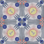 Плитка дизайнерская с узором Элемент варинант исполнения - 3 | Loft Concept в Уфе