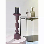 Подсвечник фигурный сливовый Bright Accent 35 см варинант исполнения - 4 | Loft Concept в Уфе