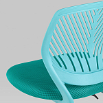Яркий компьютерный стул Tropica Turquoise варинант исполнения - 6 | Loft Concept в Уфе