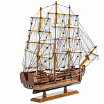 Декоративная модель деревянного парусника With The low варинант исполнения - 2 | Loft Concept в Уфе