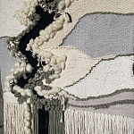 Панно ручная работа Черно-Белый Природный Орнамент  варинант исполнения - 1 | Loft Concept в Уфе