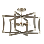 Подвесной светильник в форме фонаря серый Gray Eco Lantern варинант исполнения - 2 | Loft Concept в Уфе