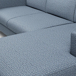 Мебельная ткань Шенилл голубой цвет 142 см T4-49 варинант исполнения - 8 | Loft Concept в Уфе