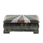 Шкатулка для денег с мозаикой из натуральных камней Stone Casket варинант исполнения - 2 | Loft Concept в Уфе