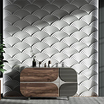 Гипсовая 3D Панель Aura варинант исполнения - 2 | Loft Concept в Уфе