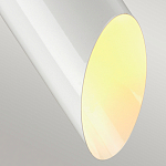 Подвесной светильник белого цвета с вытянутым цилиндрическим плафоном с косым срезом Elstead Lighting варинант исполнения - 5 | Loft Concept в Уфе