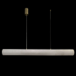 Подвесной светильник линейный цилиндрической формы из натурального алебастра Alabaster Geometry варинант исполнения - 2 | Loft Concept в Уфе