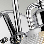 Бра с прозрачным рифленым плафоном в форме колокола Quoizel варинант исполнения - 3 | Loft Concept в Уфе