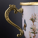 Фарфоровая чаша с бронзовыми элементами Eden Garden варинант исполнения - 5 | Loft Concept в Уфе