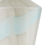 Настольная лампа стеклянная с тканевым абажуром Edges варинант исполнения - 1 | Loft Concept в Уфе