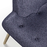 Мебельная ткань Шенилл синий цвет 138 см T4-33 варинант исполнения - 3 | Loft Concept в Уфе