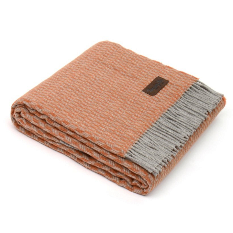 Плед GRIFONE 0002 Marzotto Розовый пастельный в Уфе | Loft Concept 