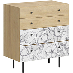 Комод с принтом на ящиках Elise Chest of Drawers варинант исполнения - 14 | Loft Concept в Уфе
