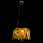 Люстра подвесная круглая с изогнутыми металлическими дугами и ниспадающими цепочками 65 см Atlantis Chain варинант исполнения - 5 | Loft Concept в Уфе