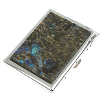 Портсигар на 10 сигарет с газовой зажигалкой из натурального камня Лабрадор Stone Cigarettes Cases варинант исполнения - 1 | Loft Concept в Уфе