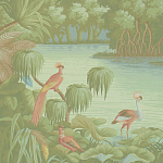 Обои ручная роспись Le Brésil Pastel варинант исполнения - 3 | Loft Concept в Уфе