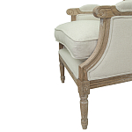 Кресло William Classical Armchair beige flax варинант исполнения - 4 | Loft Concept в Уфе