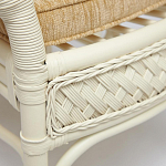 Комплект обеденный из ротанга Eloise grand white варинант исполнения - 11 | Loft Concept в Уфе