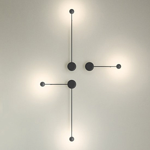 Бра Pin Wall Light black
