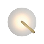 Потолочный светильник в форме плоского диска из белого матового стекла Eurofase варинант исполнения - 2 | Loft Concept в Уфе