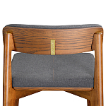 Барный стул из массива ясеня с обивкой из рогожки Elegant Ash варинант исполнения - 5 | Loft Concept в Уфе