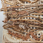 Большая Абстрактное Панно из веток и нитей Dryad Wall Art варинант исполнения - 5 | Loft Concept в Уфе