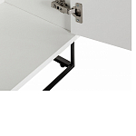 Стеллаж книжный белый с 3-мя открытыми полками и дверкой Strict Lines варинант исполнения - 4 | Loft Concept в Уфе