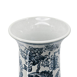 Ваза с классическим узором шинуазри синего цвета Blue & White Ornament  варинант исполнения - 2 | Loft Concept в Уфе
