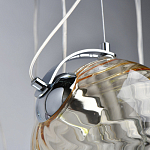 Люстра каскадная с 9-ю разноцветными стеклянными плафонами Kaleido варинант исполнения - 8 | Loft Concept в Уфе