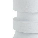 Приставной стол из искусственного камня Chess White варинант исполнения - 2 | Loft Concept в Уфе