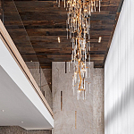 Люстра большая с прозрачными подвесками в форме капель Droplet Chandelier варинант исполнения - 2 | Loft Concept в Уфе