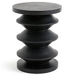 Фигурный приставной столик черного цвета AMORPHOUS варинант исполнения - 1 | Loft Concept в Уфе