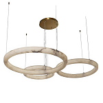 Люстра с 3-мя кольцами из натурального камня Minerals of Light варинант исполнения - 5 | Loft Concept в Уфе