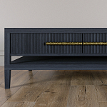 Кофейный стол Primo с двумя ящиками Черный дуб варинант исполнения - 3 | Loft Concept в Уфе