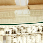 Комплект уличной мебели из ротанга Clara белый варинант исполнения - 11 | Loft Concept в Уфе