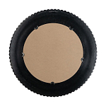 Зеркало круглое с текстурированным дизайном рамы Helios варинант исполнения - 3 | Loft Concept в Уфе