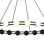 Люстра кольцевая с круглыми светодиодными источниками света Maxine Light варинант исполнения - 5 | Loft Concept в Уфе