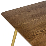 Обеденный стол на металлических ножках Casey Brass Dining Table варинант исполнения - 5 | Loft Concept в Уфе