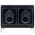 Черный комод в стиле арт-деко Luciano варинант исполнения - 1 | Loft Concept в Уфе