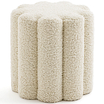 Пуф с обивкой из ткани букле Flo Pouf варинант исполнения - 1 | Loft Concept в Уфе