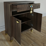 Комод Elsa Dreams Walnut Двухстворчатый  варинант исполнения - 1 | Loft Concept в Уфе