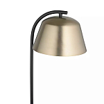 Торшер на изогнутом основании в сочетании черного и золотистого цвета Stable Base варинант исполнения - 2 | Loft Concept в Уфе