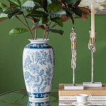 Ваза с синим цветочным орнаментом Blue & White Ornament  варинант исполнения - 5 | Loft Concept в Уфе