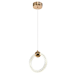 Подвесной светильник светодиодный в форме кольца Lighting Rings Gold варинант исполнения - 1 | Loft Concept в Уфе