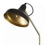 Торшер с плафоном в форме купола в сочетании черного и золотистого цвета Minimalist Execution варинант исполнения - 1 | Loft Concept в Уфе