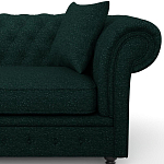 Мебельная ткань Шенилл темно-зеленый цвет 138 см T4-36 варинант исполнения - 8 | Loft Concept в Уфе